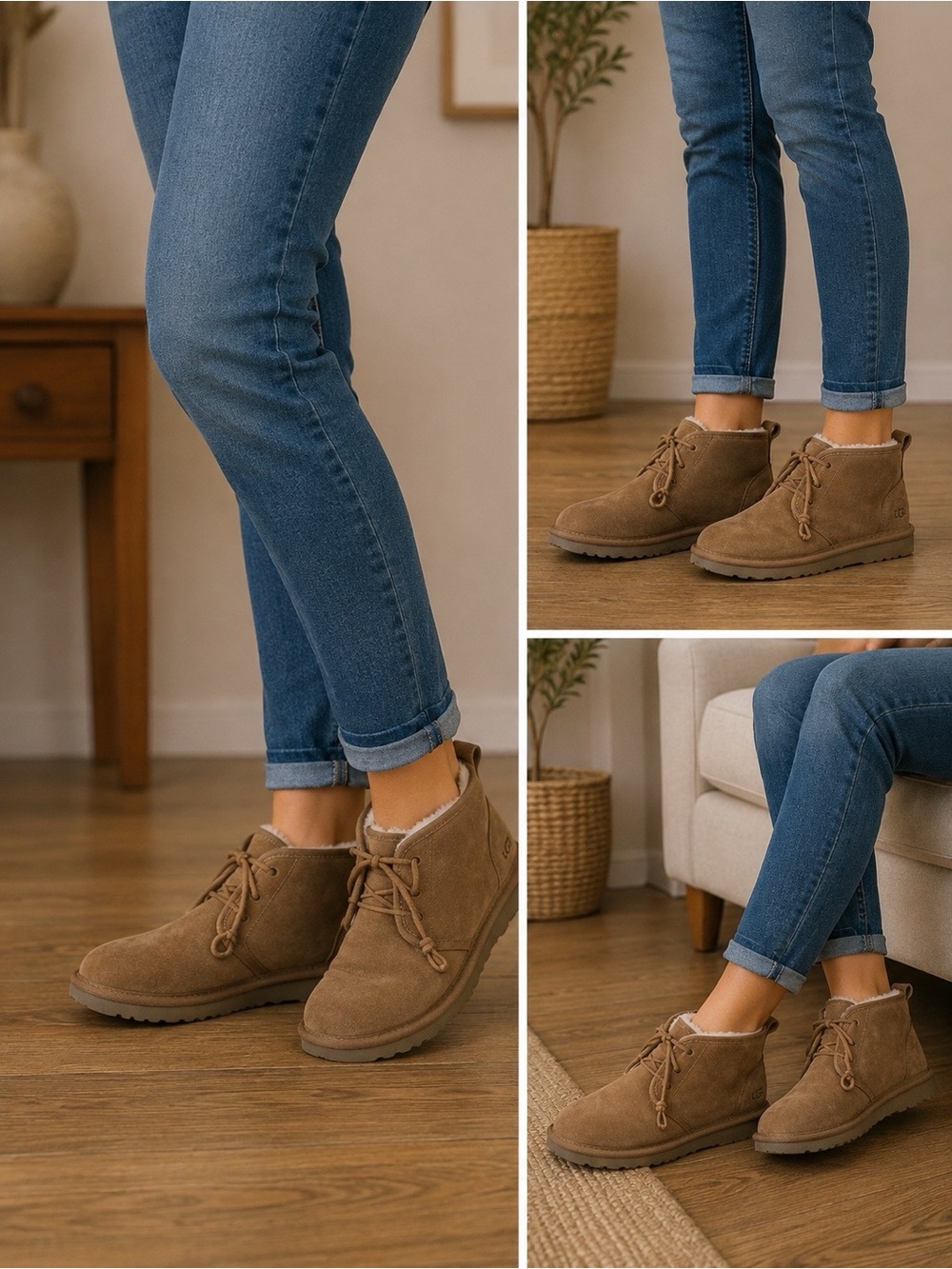 UGG Neumel US 9 Chestnut Tan Suede Boots Women’s